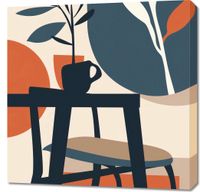 Obraz 70x70cm Poranek w Cieniu Drzew