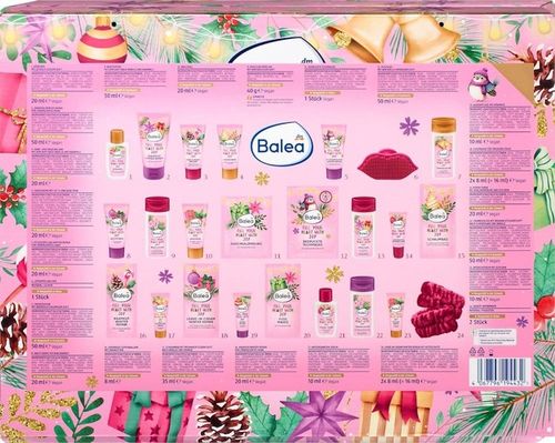 Balea Kalendarz Adwentowy Bath 2025 Kosmetyki Gadżety 24 Produkty Niemcy na Arena.pl