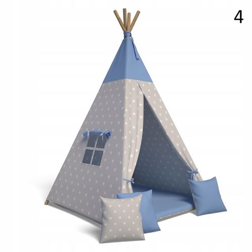 Namiot TiPi Wigwam + 3 szt poduszka + mata na Arena.pl