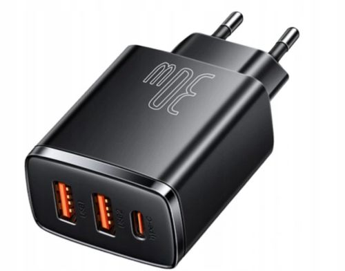 Ładowarka Baseus Compact 2x USB+USB-C PD QC 30W 3A na Arena.pl