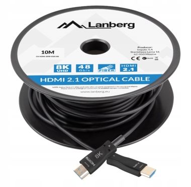 KABEL PRZEWÓD PRZYŁĄCZE HDMI V2.1 8K 144HZ ETHERNET OPTYCZNY HDR AOC 10M zdjęcie 3