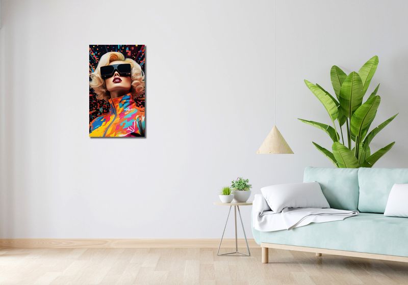 Obraz 40x70cm Retro Futuryzm zdjęcie 2