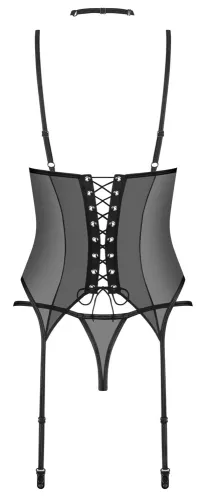 obsessive donarella zestaw 3-częściowy czarny m/l tiul haft na Arena.pl