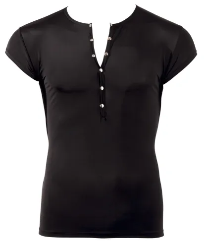 svenjoyment koszulka męska l czarna elastyczna zatrzaski mikrofibra na Arena.pl