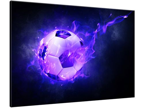 Obraz Płonąca piłka 100x70 PŁÓTNO na Arena.pl