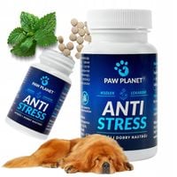 PAW PLANET ANTI STRESS TABLETKI NA STRES DLA PSA USPOKOJENIE KOZŁEK MELISA