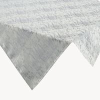 Obrus z żakardowym wzorem ALINA 140X260 srebrny