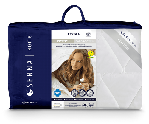 Kołdra całoroczna 155x200cm COTTON | Inter Widex na Arena.pl