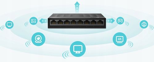 Switch TP-LINK LS1008G 8xLAN na Arena.pl