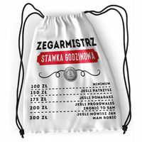 Plecak Zegarmistrza Sportowy Szkolny Worek Torba Z Nadrukiem Ze Zdjęciem