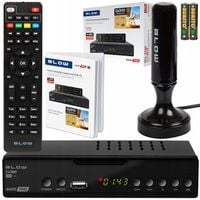TUNER DEKODER DVB-T2 TV H.265 HEVC FULL HD USB HDMI ANTENA DVB-T