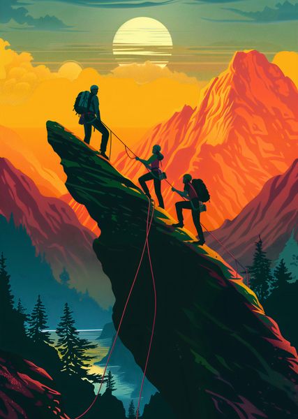 Plakat 64x90cm U Szczytu zdjęcie 1