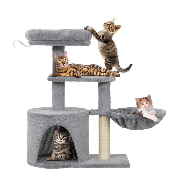 DRAPAK DLA KOTA WIELOPOZIOMOWY 52x32x69 cm PIOPIELATY zdjęcie 1