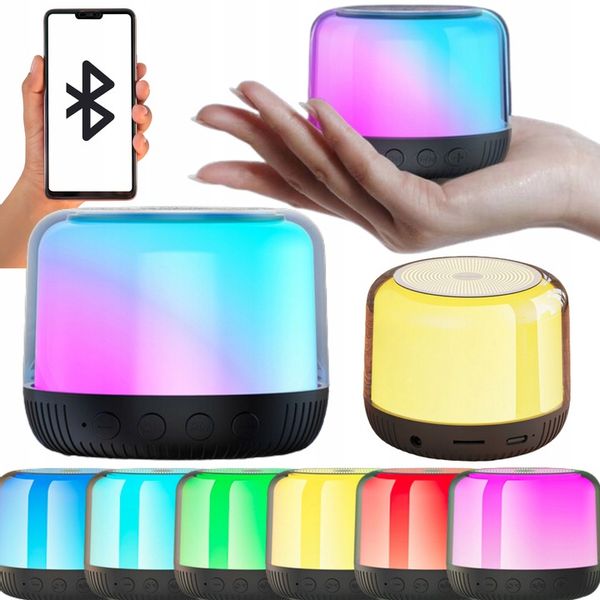 GŁOŚNIK PRZENOŚNY BEZPRZEWODOWY BLUETOOTH 5.1 RGB zdjęcie 1