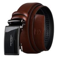 skórzany pasek męski w brązowym kolorze peterson 135