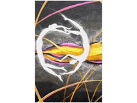 100 70CM OBRAZ PŁÓTNO WIRUJĄCE POSTACIE PŁÓTNO RAMA