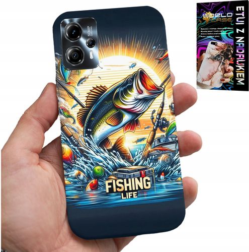 ETUI DO MOTOROLA G13 / G23 - WZORY DLA WĘDKARZA, RYBY, DORSZ, ŁOSOŚ na Arena.pl