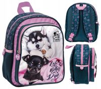 Plecak do przedszkola dla dziewczynki Piesek przedszkolny wycieczkowy