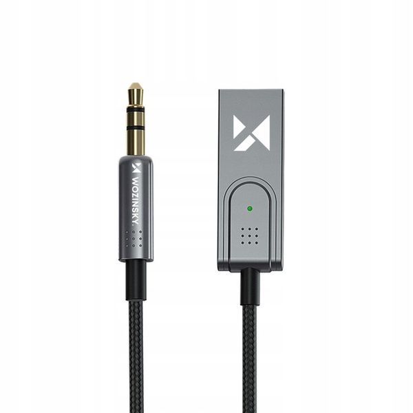 Wozinsky Adapter samochodowy,transmiter,audio Bluetooth 5.3AUXminiJack3.5mm zdjęcie 4