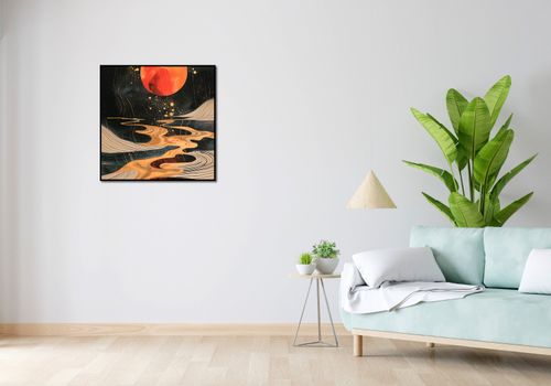 Plakat 70x70cm Planetarny Taniec na Arena.pl