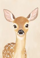Plakat 70x100cm Wzory dla Dzieci, Dziewczynki i Chłopca - Bambi
