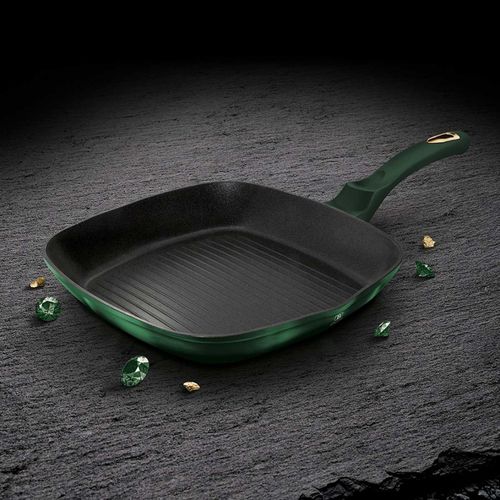 patelnia tytanowa grillowa berlinger haus 28cm bh-6050 emerald na Arena.pl