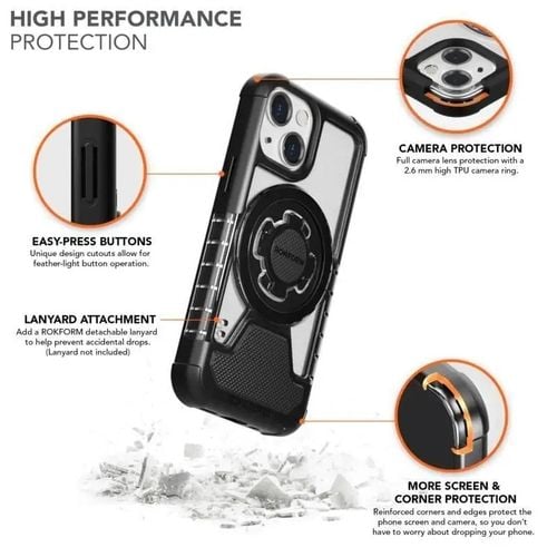 Plecki RokForm do Apple iPhone 13 czarny na Arena.pl