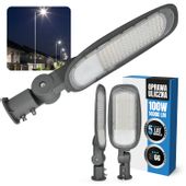Lampa Uliczna Latarnia Oprawa Drogowa LED 100W MOCNA barwa NEUTRALNA IP66