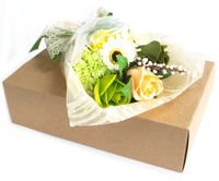 Zielony Bukiet Mydlany w Pudełku