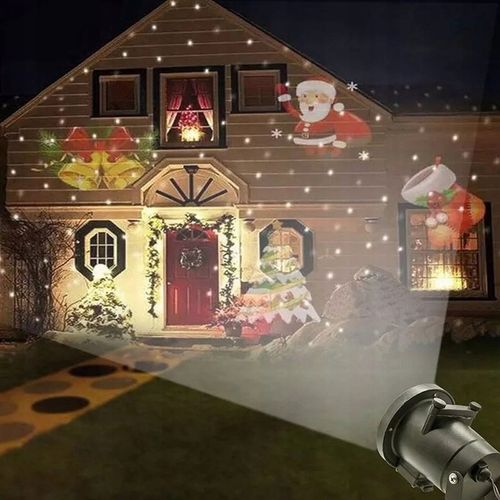 PROJEKTOR LASEROWY ŚWIĄTECZNY NA DOM RZUTNIK IP65 na Arena.pl