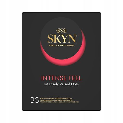 Prezerwatywy SKYN INTENSE FEEL z wypustkami BEZ LATEKSU stymulujące na Arena.pl