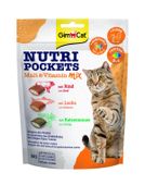 gimcat nutri pockets malt & vitamin mix przysmak dla kota 150g