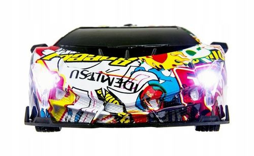 Samochód sportowy graffiti ze światłami auto zdalnie sterowane na Arena.pl