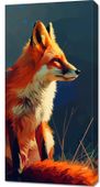 Obraz 50x100cm Spojrzenie Lisicy
