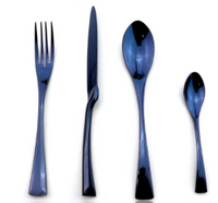 Sztućce - NEW DESIGN 4 Szt - NIEBIESKIE - OKAZJA!