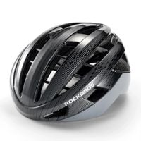 Kask rowerowy regulowany 58-62 cm - czarny