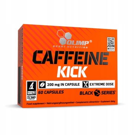 OLIMP CAFFEINE KICK 2x60 kaps KOFEINA ENERGIA 200mg na Arena.pl