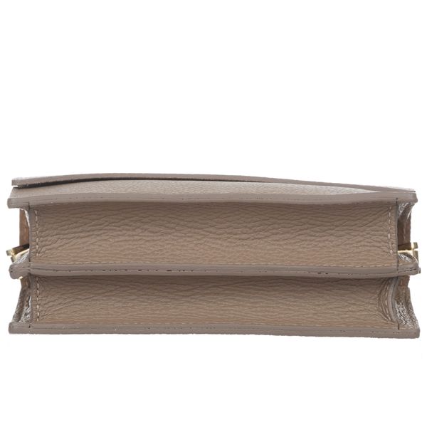 VERA PELLE torebka skórzana listonoszka z klapą V606 c.jeansowa zdjęcie 7