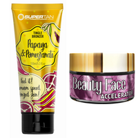 Supertan Papaya & Pomegranate + Słoiczek Beauty Face