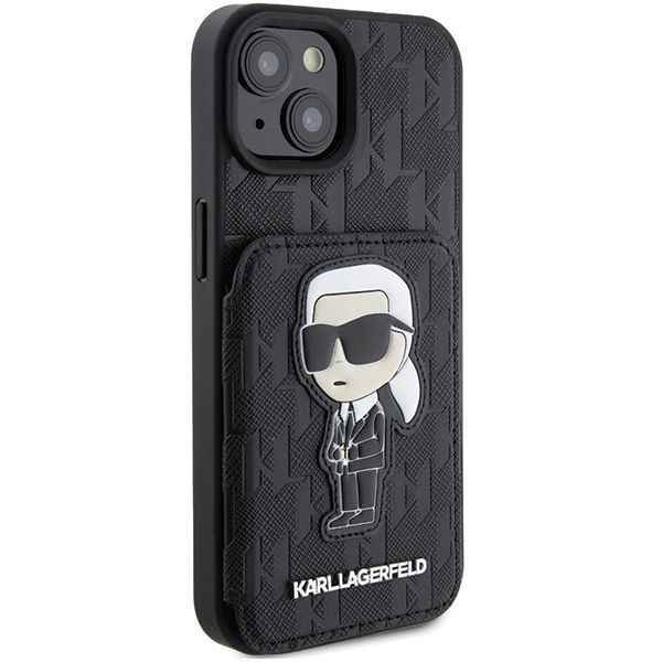 Etui Karl Lagerfeld do iPhone 15, iPhone 14, iPhone 13, Czarny zdjęcie 4