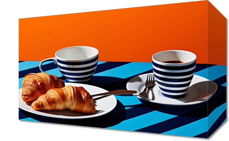 Obraz 30x20cm Croissanty zdjęcie 1