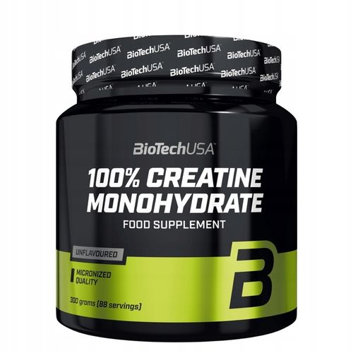 BIOTECH CREATINE 300g KREATYNA CZYSTY MONOHYDRAT WSPARCIE REGENERACJI na Arena.pl