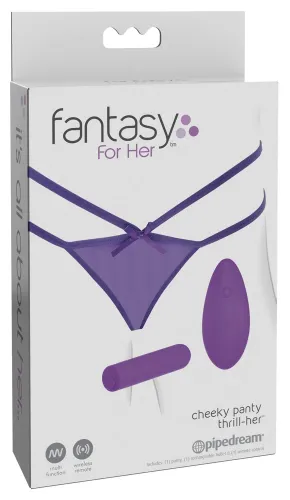 fantasy for her zestaw stringi z systemem wibracyjnym i pilotem usb na Arena.pl