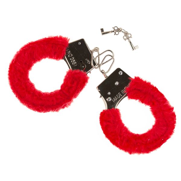 Metalowe Kajdanki Z Extra Grubym Futrem Kolory zdjęcie 10