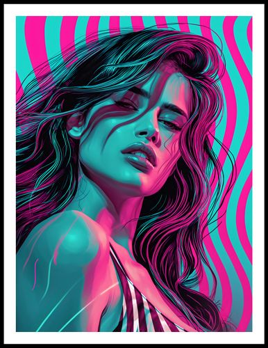 Plakat 60x80cm Neonowy Wzrok na Arena.pl