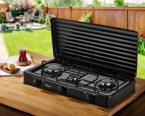 KUCHENKA GAZOWA 3 PALNIKI PRZENOŚNA + WĄŻ REDUKTOR na Arena.pl