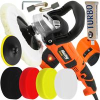 POLERKA SAMOCHODOWA ELEKTRYCZNA SZLIFIERKA 2400W Z REGULACJĄ OBROTÓW +PASTA