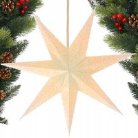 Gwiazda ŚWIECĄCA LED Dekoracyjna Świąteczna Wisząca BOŻONARODZENIOWA