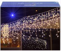 SOPLE 500 LED KURTYNA LAMPKI ZEWNĘTRZNE IP44 BIAŁY CIEPŁY+ ZIMNY FLASH 21M