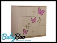 KOMODA DZIECIĘCA dla dzieci BABY BOO  grawerowane wzory!